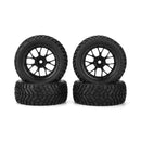4pcs Rubber Tire On Road RC Racing Car Wheel for 1/10 Hsp Redcat RC Crawler