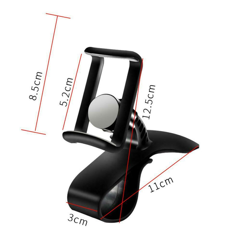 360 Degree Rotation Universal Car Dashboard HUD Phone Holder Stand Bracket