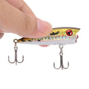 6cm/6.4g fishing lures hard baits artificial popper crankbait wobblers bait 3 Gw