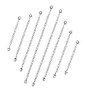 5X(8 Piece Stainless Steel Necklace Bracelet Extender Chain, Set 4 Differe L6J1)
