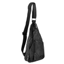 Flrsh Men's Canvas Unbalance Backpack Shoulder Sling Chest/Hiking Bicycle B