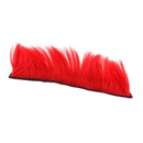 Motorcycle Adhesive Helmet Mohawk Hair Patches Skinhead Costumes Wig Red