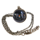 Solar System Necklace Pendant Galaxy Double Sided Pendant Universe JewelryOZ