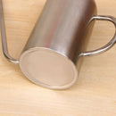 Stainless Steel Watering Pot Gardening Watering Can Watering Long Mouth Flo X5T4