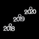 100x Alloy 2019 2020 Charms Pendant Jewelry Making Accessories Findings