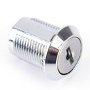 Tool Box Furniture Locking 19Mm Dia Thread Cylinder Cam Lock With Key  JR