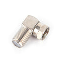5pcs Right Angle 90 Degree Coaxial Connector F Male To F Female Adapter RG6FT
