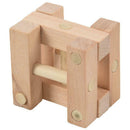 Classical Wooden Puzzle Toys Pole Ming Lock Luban Lock
