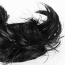Women Black Hair Wave Scrunchie Bun Extensions Curly Ponytail Hairpiece Z3N1