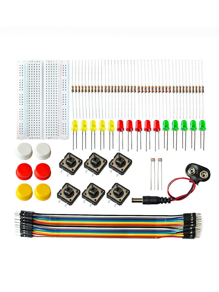 1 Set Starter Kit R3 Mini Breadboard LED Jumper Wire Button Newest Useful