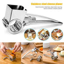 Rotary Cutter Ginger Garlic Shredder Stainless Steel Hand Shake