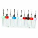 10 Pcs 0.3mm-1.2mm PCB Print Circuit Board Tip Spiral Flute Carbide Micro-D I7Q5