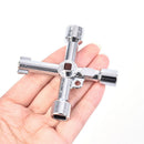 Multi-function 4 In 1 Universal Cross Key Triangle Key Cabinet Valve AlloyS Hn