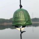 Temple Bell Japanese Wind Chime Hang Sound Clapper Home Garden Decor Green