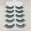 5Pairs Handmade False Eyelashes Makeup Long Thick Eye Lashes Extensions Nautral.