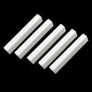 5 Pcs Unslotted Bridge Saddles Nuts Guitar Replacement Parts 52x6x9.5mm