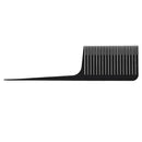 2x Professional Highlight Comb Foiling Hair Salon Dyeing Combs Brush Black