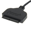 USB 3.0 to SATA 22 Pin 2.5Inch Hard Disk Driver SSD Adapter Cable Converter