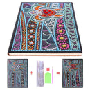 DIY Tortoise Special Shaped Diamond Painting 50 Page A5 Notebook Sketchbook