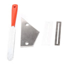 guitar fret crowning luthier file cutting edge tool + triangular rule + shim FT