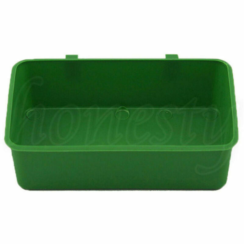 Plastic Parrot Bird Pet Bathtub Bath Clean Box Feeding Food Water Box Toys Acces
