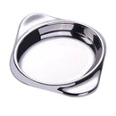 Metal Seasoning Dish Vinegar Sugar Spice Dipping Bowl Appetizers Plate Oval