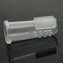 1X Pet Dog Cat Oral Dental Brush Cleaning Finger Toothbrush Teeth  Care  Hy C0O0