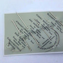 7 pc Hand Repair Upholstery Sewing Needles Carpet Leather Curved Canvas NEW RES
