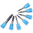 7Pcs Radius Ball Nose 2 Flutes Shank Spiral Deep Slotting Router Bits for C