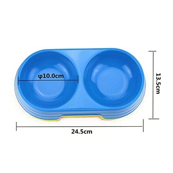 Pet Bowls for Cats Double Bowl Durable Pet Bowl for Kittens Non-Toxic Cat B