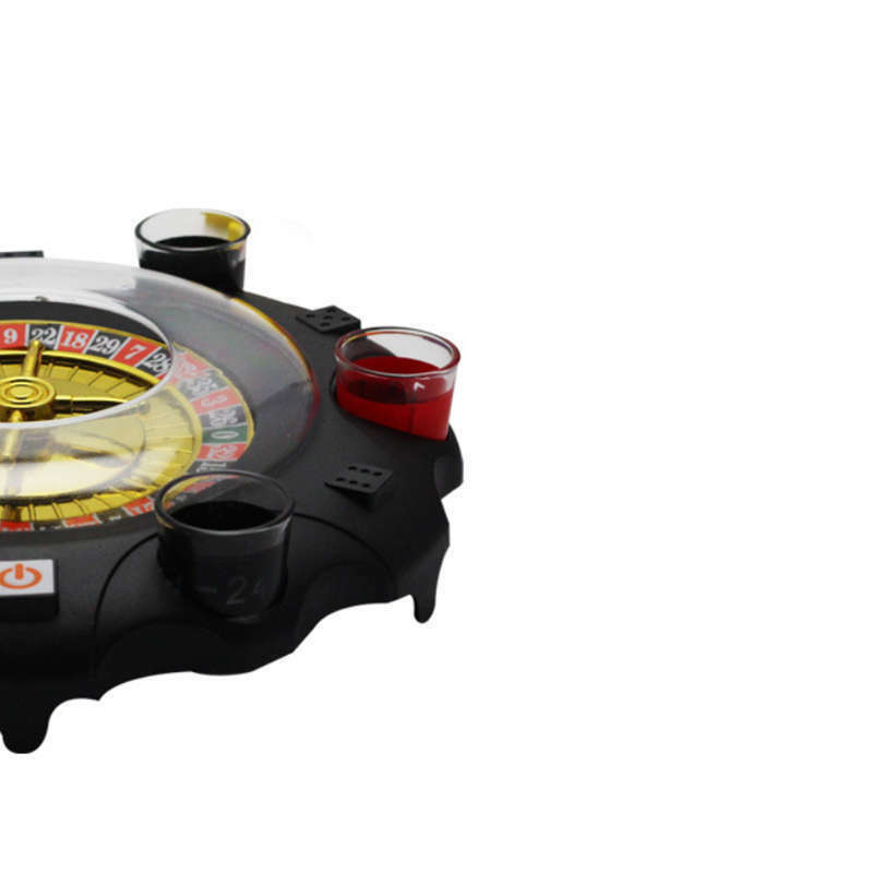 Electric Russian Lucky Turntable Wine Set Ktv Bar Nightclub Drinking Game P X6Z3