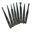 8Pc/Set Electronic Hand Tool PCB Repair Tweezers Plastic Tweezer Kit ESD Forceps