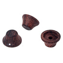 3Pcs Rosewood Guitar Speed Control Knobs for 6mm (0.24 inch) Dia. Shaft Pots -