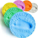 3PCS 20g Baby Care Hand Foot Inkpad Soft Clay Washless Footprint Mud (Blue)