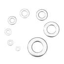 360pcs/box 8 Sizes Stainless Steel Flat Machine Washer Gaskets Assortment