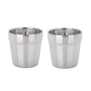 2pcs Metal Pint Cups Tumbler Party Camping Picnic Travel Mug Cup 180ml
