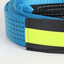 5M 8 Tons Towing Rope Strape Cable With U Hooks Shackle High Strength Nylon
