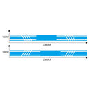 1 Pair PVC Vinyl Car Styling Stickers Long Stripe Totem Side Skirt Decals