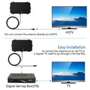 Digital Antenna Tv Hdtv 50 Miles Long Range Hq Hdtv Indoor Antena Freeview HD Nw