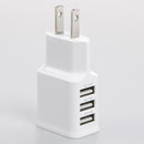 5V 2A 3-Port USB wall adapter charger US plug for phone  JR