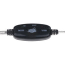 USB IN-OUT MIDI Interface Cable Converter PC to Music Keyboard Adapter Cord OZ