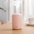 USB Aromatherapy Oil Diffuser Ultrasonic Air Humidifier Mist Maker (Pink) A