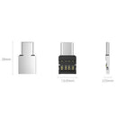 2pcs USB-C 3.1 Type C Male to USB Female OTG Adapter Converter For U Disk jo.AU