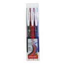 3PCS Japan Penac Red Blue Black Ink Gel Pen Rollerball Pen Stationery 0.5mm