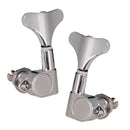 Musical Instrument 3L2R Chrome Tuning Peg Tuner Machine Heads for Bass Parts