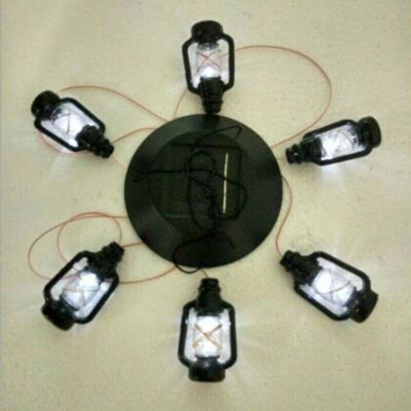 Retro Solar Color Changing LED Shell Wind Chimes Home Garden Yard Light Lamp