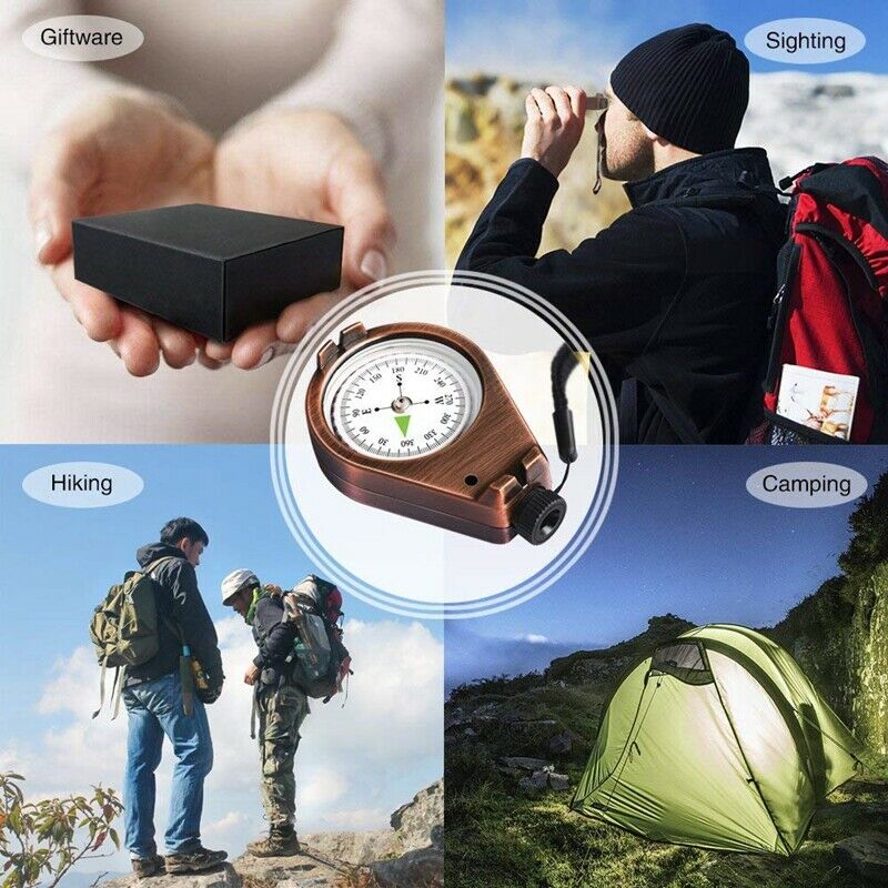 Compass Classic Accurate Waterproof Shakeproof for Hiking Camping Motoring