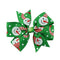 6Pcs Girl Christmas Holiday Gift Snowflake Ribbon Hair Bows Clip Girl Hairpin Gw