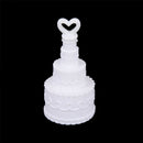 5Pcs Cake Empty Bubbles Soap Bottles Romantic Wedding Birthday Party Decor FT