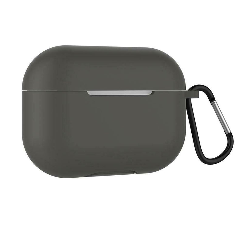 Anti-Fall Silicone Earbuds Case Earphone Box Protector w/Buckle for Airpods Pro